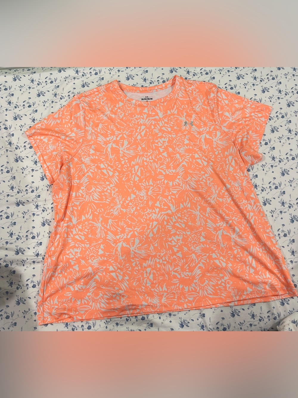 Under Armour  Coral Floral Print Top